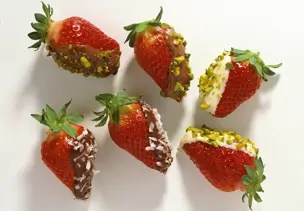Schokoladen-Erdbeeren