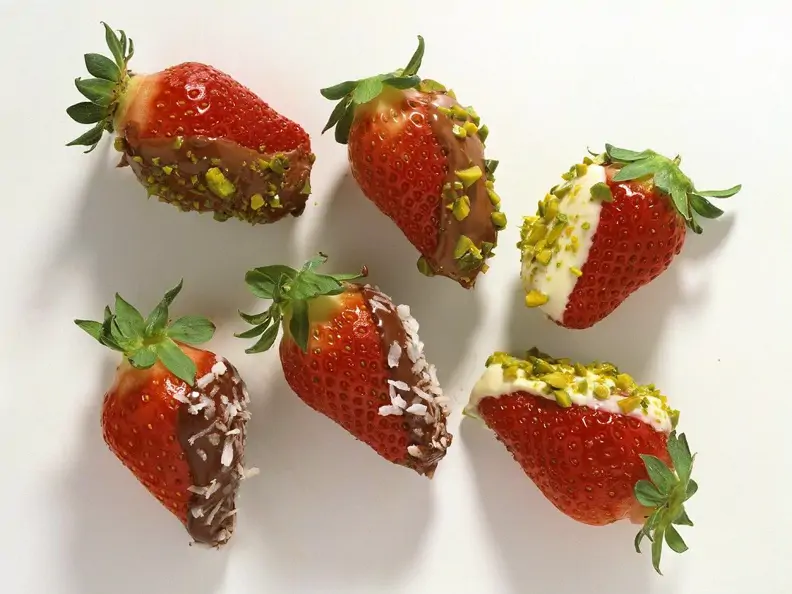 Schokoladen-Erdbeeren