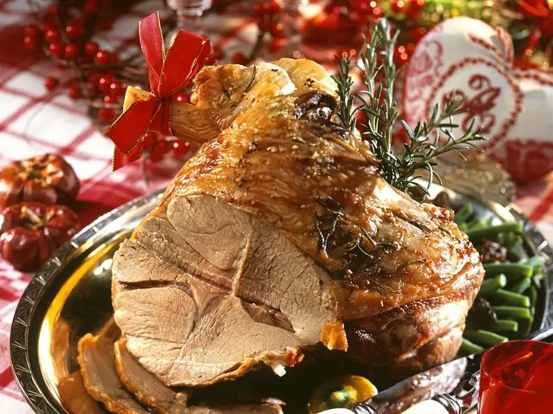 Lammkeule mit Morcheln