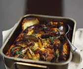 Auberginen-Kartoffelauflauf