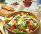 Salat mit Vinaigrette