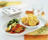 Gemüse mit Haselnusskartoffeln