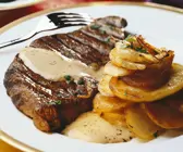 Steak mit Senfsauce
