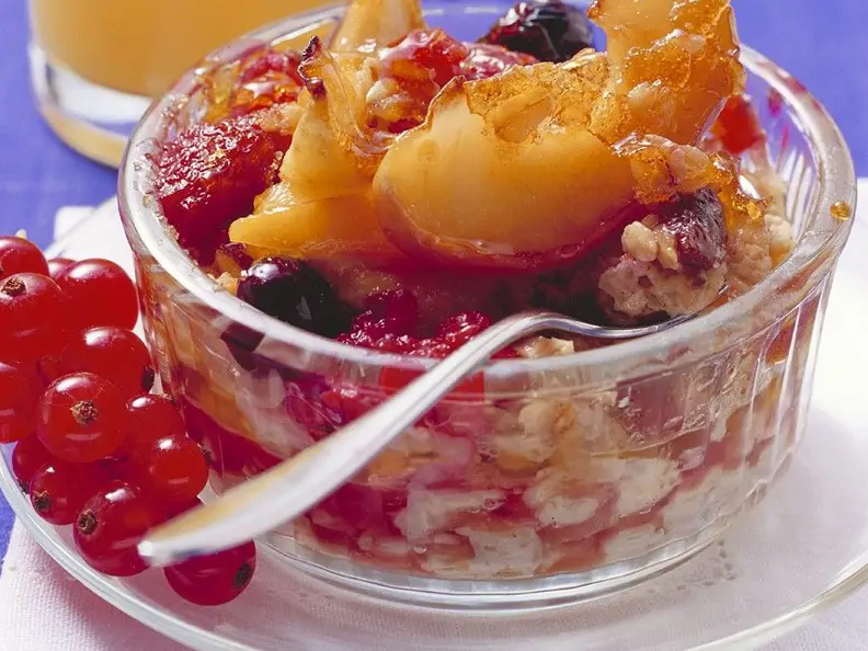 Gratiniertes Frucht-Müsli