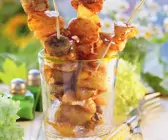 Hähnchenspieße mit Ananas
