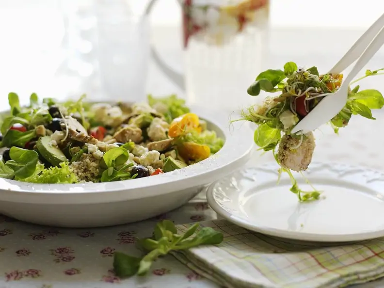 Quinoa-Hähnchensalat