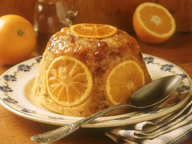 Orangenpudding