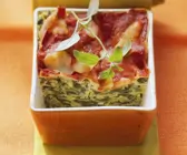 Gemüse-Lasagne mit Zucchini und Spinat