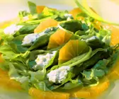 Spinatsalat mit Orangen