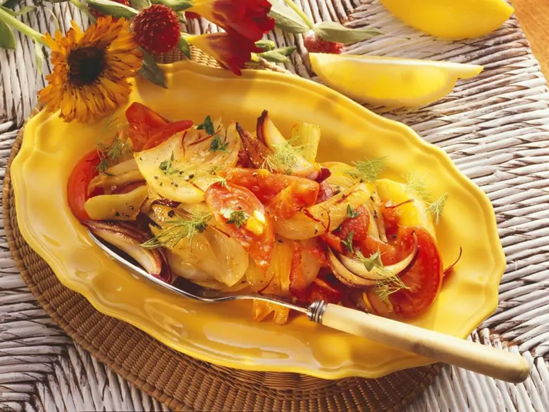 Fenchel-Tomatenpfanne