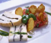 Taleggio mit Tomaten