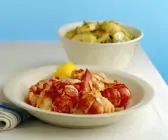 Kartoffelsalat mit Hummer
