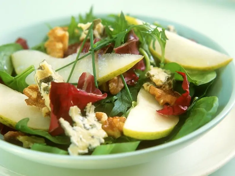 Spinat-Birnensalat