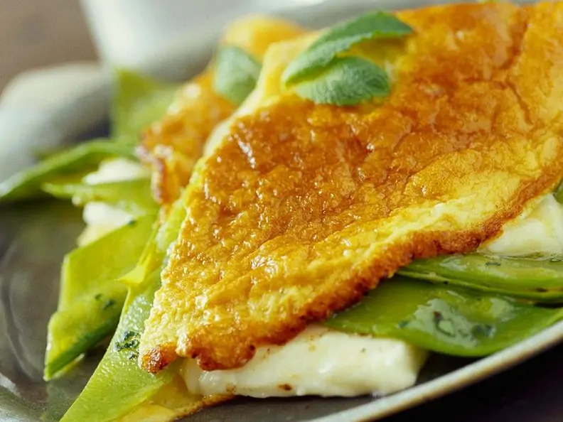 Omelettes mit Grillkäse