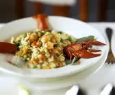 Risotto mit Krebsen