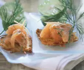 Gebeizter Lachs auf Rösti