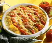 Kartoffelauflauf mit Tomaten