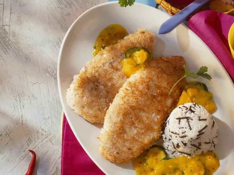 Kokosputenschnitzel