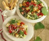 Nudelsalat mit Gemüse