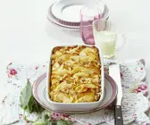 Ofenschlupfer mit Apfel