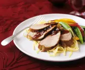 Schweinefilet mit Pflaumensauce