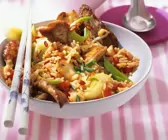 Pikantes Reisgericht
