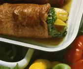 Rouladen mit Kürbis und Wirsing