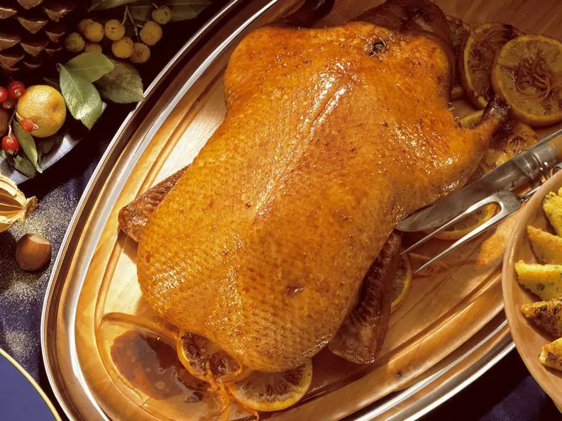 Orangen-Ente
