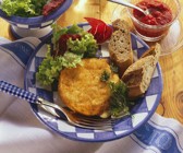 Panierter Camembert