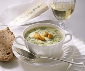 Lauchcremesuppe