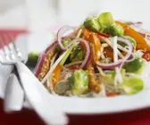 Buntes Gemüse aus dem Wok