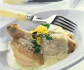 Hähnchen in Sahnesauce