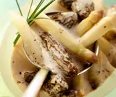 Spargel mit Morcheln