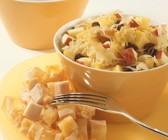Sauerkrautsalat mit Ananas und Apfel