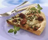 Vollkorn-Pizza mit Oliven