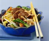 Wokgemüse mit Schweinefilet