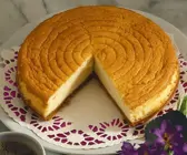 Käsekuchen mit Zwiebackboden