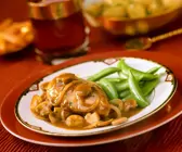 Hähnchenbrust mit Champignons