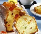 Früchtekuchen in Kastenform