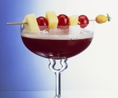 Ananas-Kirsch-Cocktail