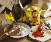 Mozzarella in Öl eingelegt