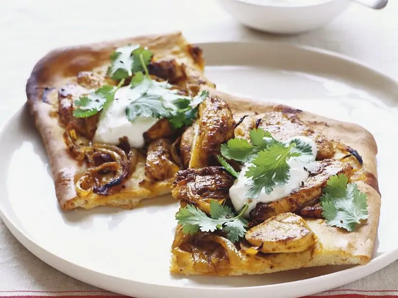 Hähnchen-Pizza
