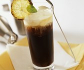 Eiskaffee mit Schuss