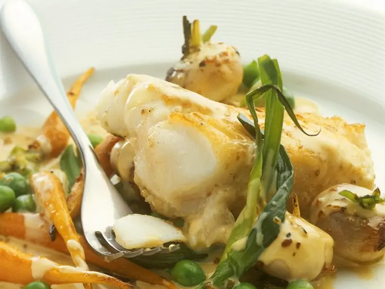 Fischfilet mit Gemüse
