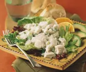 Geflügelsalat mit Crème fraîche
