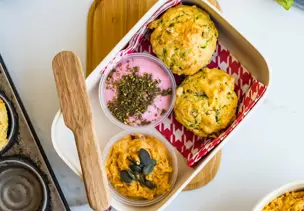 Zucchini-Cheese-Muffins