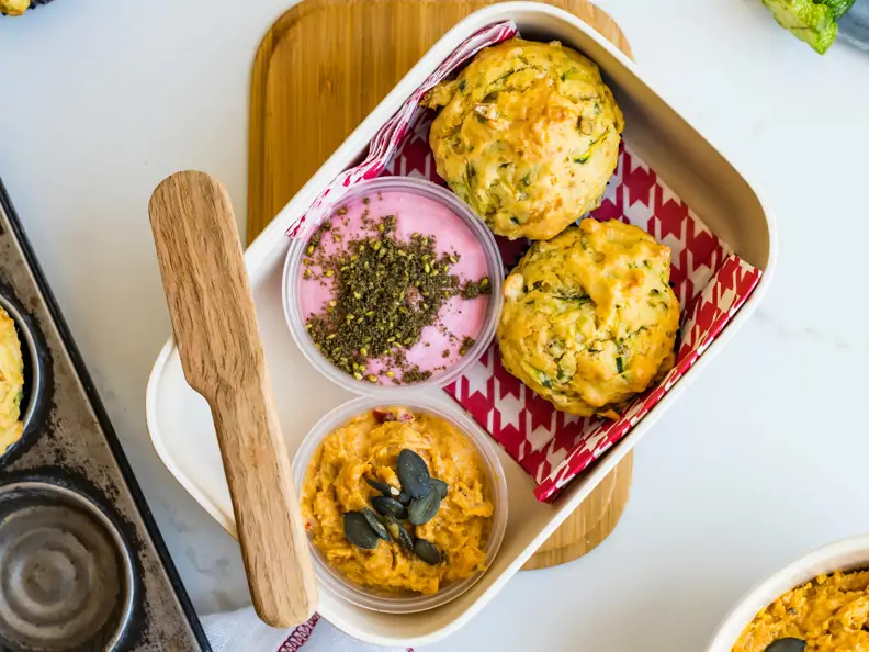 Zucchini-Cheese-Muffins