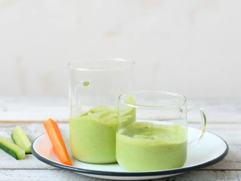 Avocadocreme mit Crème Fraîche