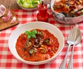 Zucchini-Involtini-Auflauf mit Olivenpaste