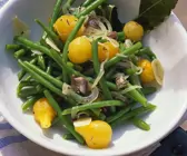 Bohnensalat mit Tomaten